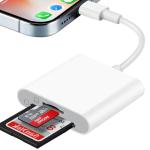 Dual Slot SD Card Reader for iPhone & iPad