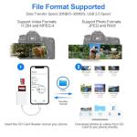 Dual Slot USB-C SD Card Reader for iPhone