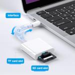 2-in-1 SD Card Reader for iPhone iPad