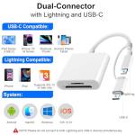 Dalimee 2-in-1 SD Card Reader for iPhone & iPad