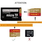 LEAGY Micro SD to PSP Memory Stick Adapter