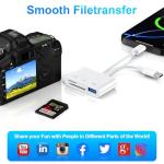 3-in-1 USB-C SD Card Reader for Phones