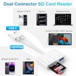 3-in-1 USB-C SD Card Reader for Phones