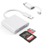 2-in-1 USB-C SD Card Reader for iPhone/iPad