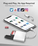 AkHolz Dual SD Card Reader for iPhone and iPad