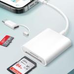 2-in-1 USB-C SD Card Reader for iPhone/iPad