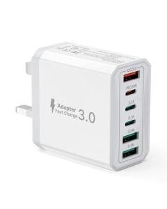 6-Port USB-C Charger with Power Adapter