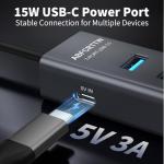 7-Port USB-C Hub with 4Ft Cable