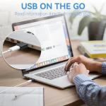 4-Pack USB-C to USB Adapters - Gray