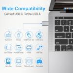 USB C to USB Adapter 4 Pack for All Devices