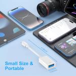 Apple MFi Lightning to USB Adapter for iPhone