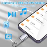 USB to Lightning Adapter – 2-Pack, MFi Certified
