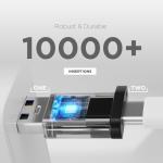 2-Pack USB to USB-C Adapter for Devices