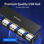 Ultra Slim 4-Port USB-C Hub for Laptops