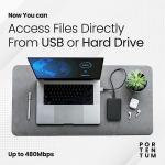 USB-C to USB Adapter - Fast, Lightweight, Silver