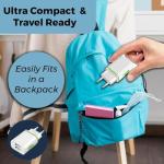 MOBIBAY USB-C Travel Plug Adapter with 2 Ports