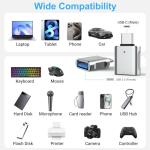 USB-C to USB Adapter 4 Pack for Devices