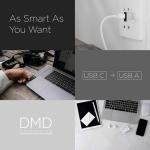 2-Pack USB to USB-C Adapter for Devices