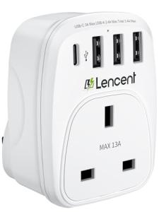 LENCENT 5-in-1 USB-C Multiport Charger UK