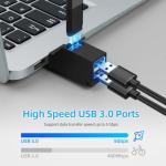 AXFEE Mini 3-Port USB Hub for Laptops and PCs