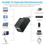 AXFEE Mini 3-Port USB Hub for Laptops and PCs