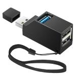 AXFEE Mini 3-Port USB Hub for Laptops and PCs