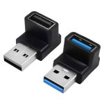 90 Degree USB 3.1 Right Angle Adapter (2 Pack)