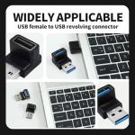 90 Degree USB 3.1 Right Angle Adapter (2 Pack)