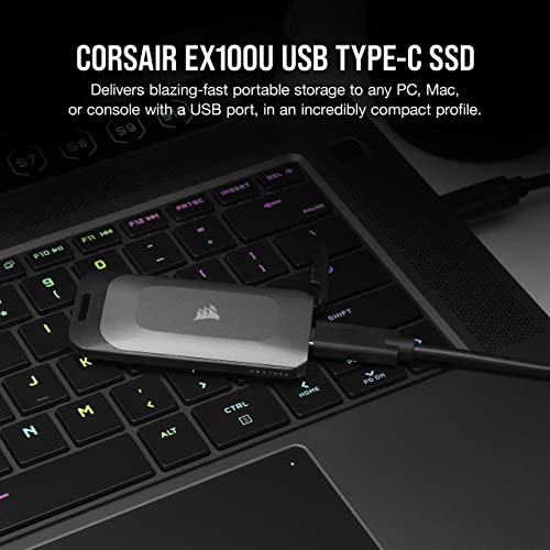 Corsair EX100U 4TB USB-C Portable Storage Drive