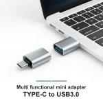 2 Pack USB-C to USB Adapter, Aluminum OTG