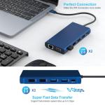 12-in-1 USB-C Hub with Triple Display