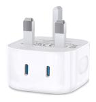 Dual USB-C Fast Charger for iPhone and iPad