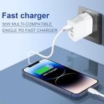 Compact US Travel Adapter with Fast USB-C Ports