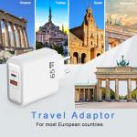 65W USB-C Travel Adapter Charger for Europe