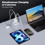 WZ Fast USB-C Wall Charger with 4 Ports