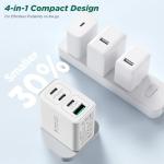 WZ Fast USB-C Wall Charger with 4 Ports
