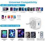 Fast USB-C Charger Plug for iPhone and iPad