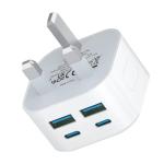 40W USB-C 4-Port Fast Charger for iPhone/iPad