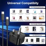 25W USB-C Charger 2-Pack with 2M Cable