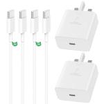 Samsung 3M Fast Charger Plug and Cable 2-Pack