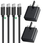 Samsung Fast Charger Cable and Plug 2-Pack
