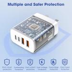 40W USB-C Multiport Charger Block, 2 Pack