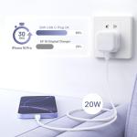 20W Fast Charging USB-C Power Adapter for iPhone