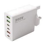 200W 6-Port USB-C Fast Charging Station UK