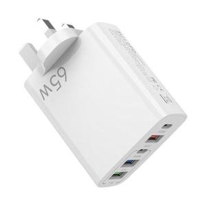 65W 5-Port USB-C Fast Charger Adapter