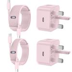 20W Fast iPhone Charger with USB-C Cable