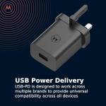 Motorola TurboPower 33W USB-C Wall Charger with Cable