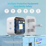 20W Dual USB-C Fast Charger for iPhone, iPad, Android