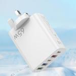 65W 5-Port USB-C Fast Charger Adapter