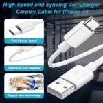 Apple CarPlay USB-C Cable 2-Pack, 1M